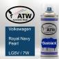 Preview: Volkswagen, Royal Navy Pearl, LG5V / 7W: 400ml Sprühdose, von ATW Autoteile West.